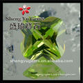 flower shape apple green high heat resistance cz stone(CZFL0011#16)